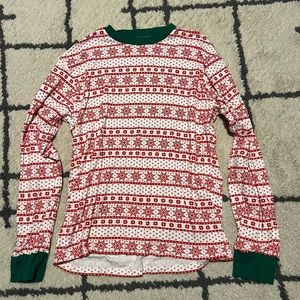 Carter’s fair isle Christmas pajama top size XXL